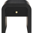  Meridian Artisto Black Ash Veneer End / Side Table IMAGE 5