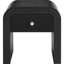  Meridian Artisto Black Ash Veneer End / Side Table IMAGE 6