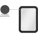  Meridian Artisto Black Ash Veneer Frame Mirror IMAGE 11