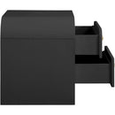  Color_Black -- Meridian Artisto 2 Drawer Nightstand IMAGE 7
