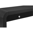  Meridian Artisto Black Ash Veneer Console Table IMAGE 13