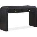  Meridian Artisto Black Ash Veneer Console Table IMAGE 1