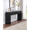  Meridian Artisto Black Ash Veneer Console Table IMAGE 3
