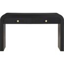  Meridian Artisto Black Ash Veneer Console Table IMAGE 5