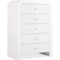  Color_White -- Artisto White Ash Veneer Chest IMAGE 1