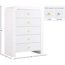  Color_White -- Artisto White Ash Veneer Chest IMAGE 20