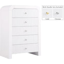  Color_White -- Artisto White Ash Veneer Chest IMAGE 2