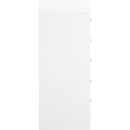  Color_White -- Artisto White Ash Veneer Chest IMAGE 8