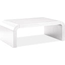  Meridian Artisto White Ash Veneer Coffee Table IMAGE 1