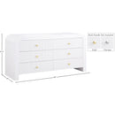  Color_White -- Artisto White Ash Veneer Dresser IMAGE 20