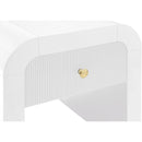  Meridian Artisto White Ash Veneer End / Side Table IMAGE 10
