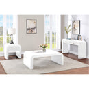 Meridian Artisto White Ash Veneer End / Side Table IMAGE 12