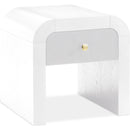  Meridian Artisto White Ash Veneer End / Side Table IMAGE 1