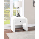  Meridian Artisto White Ash Veneer End / Side Table IMAGE 4