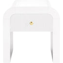  Meridian Artisto White Ash Veneer End / Side Table IMAGE 5