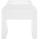  Meridian Artisto White Ash Veneer End / Side Table IMAGE 9