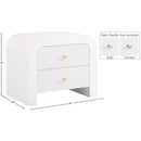  Color_White -- Artisto White Ash Veneer Nightstand IMAGE 16