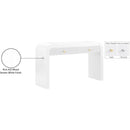  Meridian Artisto White Ash Veneer Console Table IMAGE 17