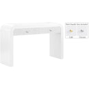  Meridian Artisto White Ash Veneer Console Table IMAGE 2