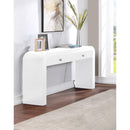  Meridian Artisto White Ash Veneer Console Table IMAGE 4