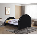  Color_Black  Size_King  -- Brody Black Velvet Upholstered King Bed IMAGE 6