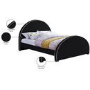  Color_Black  Size_King  -- Brody Black Velvet Upholstered King Bed IMAGE 8