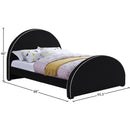  Color_Black  Size_Queen  -- Brody Black Velvet Upholstered Queen Bed IMAGE 7