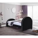  Color_Black  Size_Twin  -- Brody Black Velvet Upholstered Twin Bed IMAGE 6