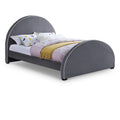  Color_Grey  Size_Full  -- Brody Grey Velvet Upholstered Full Bed IMAGE 1