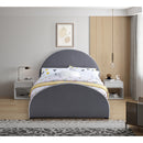  Color_Grey  Size_Queen  -- Brody Grey Velvet Upholstered Queen Bed IMAGE 4