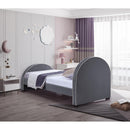  Color_Grey  Size_Twin  -- Brody Grey Velvet Upholstered Twin Bed IMAGE 6