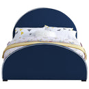  Color_Navy  Size_King  -- Brody Navy Velvet Upholstered King Bed IMAGE 3