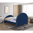  Color_Navy  Size_King  -- Brody Navy Velvet Upholstered King Bed IMAGE 6