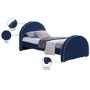  Color_Navy  Size_Twin  -- Brody Navy Velvet Upholstered Twin Bed IMAGE 8