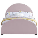  Color_Pink  Size_Full  -- Brody Pink Velvet Upholstered Full Bed IMAGE 3