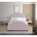  Color_Pink  Size_Full  -- Brody Pink Velvet Upholstered Full Bed IMAGE 4