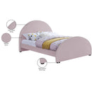  Color_Pink  Size_Full  -- Brody Pink Velvet Upholstered Full Bed IMAGE 8