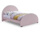  Color_Pink  Size_King  -- Brody Pink Velvet Upholstered King Bed IMAGE 1
