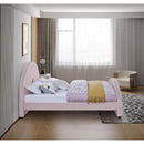  Color_Pink  Size_King  -- Brody Pink Velvet Upholstered King Bed IMAGE 5