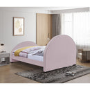  Color_Pink  Size_Queen  -- Brody Pink Velvet Upholstered Queen Bed IMAGE 6