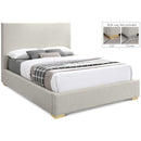  Color_Beige  Size_Full  -- Meridian Crosby Upholstered Panel Bed IMAGE 1
