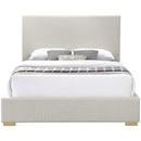  Color_Beige  Size_Queen  -- Crosby Beige Linen Textured Fabric Upholstered Queen Bed IMAGE 5