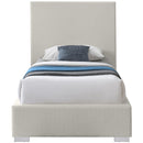  Color_Beige  Size_Twin  -- Crosby Beige Linen Textured Fabric Upholstered Twin Bed IMAGE 6