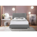  Color_Grey  Size_Queen  -- Crosby Grey Linen Textured Fabric Upholstered Queen Bed IMAGE 8
