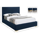  Color_Navy  Size_Full  -- Crosby Navy Linen Textured Fabric Upholstered Full Bed IMAGE 16