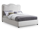  Color_Cream  Size_Full  -- Meridian Felix Upholstered Panel Bed IMAGE 1