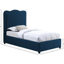  Color_Navy  Size_Twin  -- Felix Navy Linen Textured Fabric Upholstered Twin Bed IMAGE 8