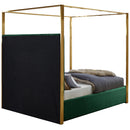  Color_Green  Size_Queen  -- Jones Green Velvet Upholstered Queen Bed IMAGE 6