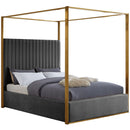 Meridian Jones King Canopy Bed JonesGrey-K IMAGE 1