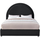  Color_Black  Size_Full  -- Meridian Milo Upholstered Panel Bed IMAGE 3